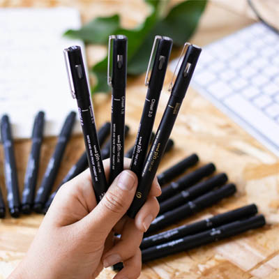 uni pin felt-tip pen